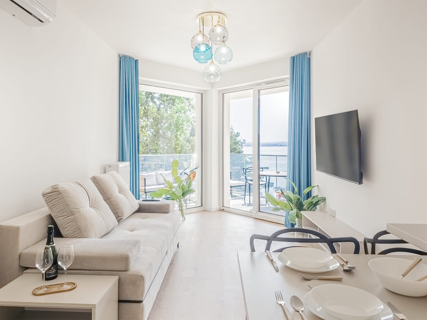 Apartament Comfort z widokiem na jezioro